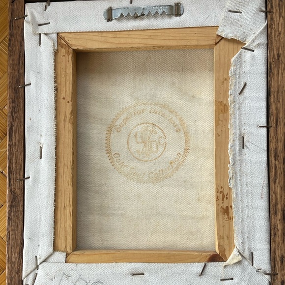 Bluebird painting framed stretched canvas - Picture 9 of 12